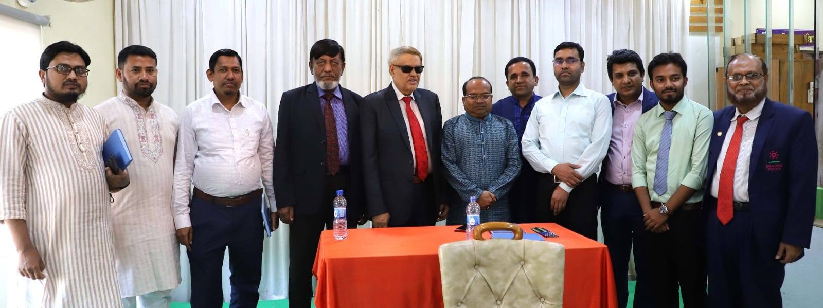 নরসিংদীতে কলেজ অধ্যক্ষদের সাথে এইউবি কর্তৃপক্ষের মতবিনিময় সভা।