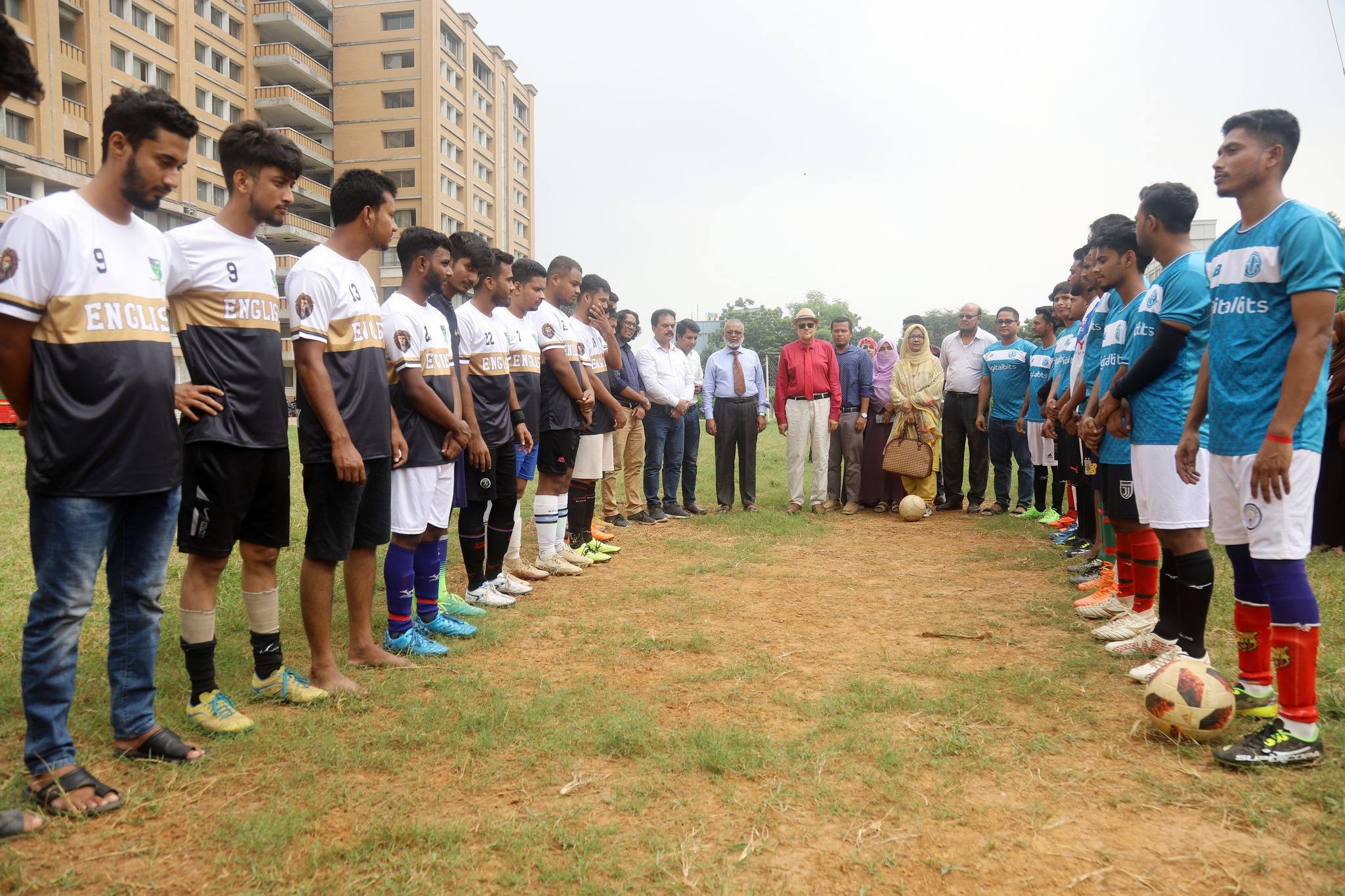 Friendly Football Match at AUB Ashulia campus.