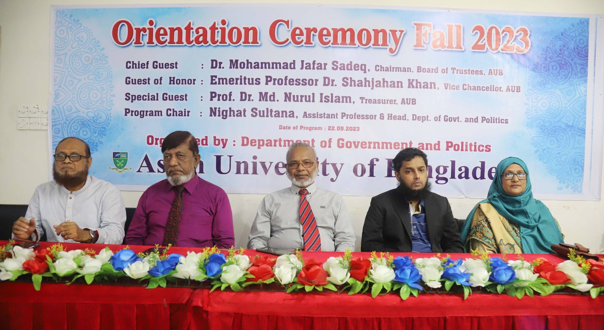 Orientation Ceremony Fall-2023