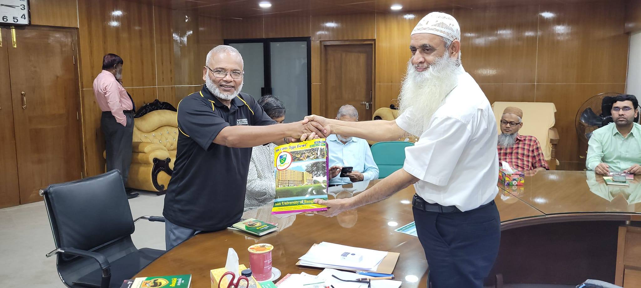 Hon Vice Chancellor of AUB visited Mawlana Bhashani University of Science and Technology, Tangail.